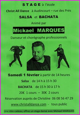 MARQUES Mickael stage salsa bachata